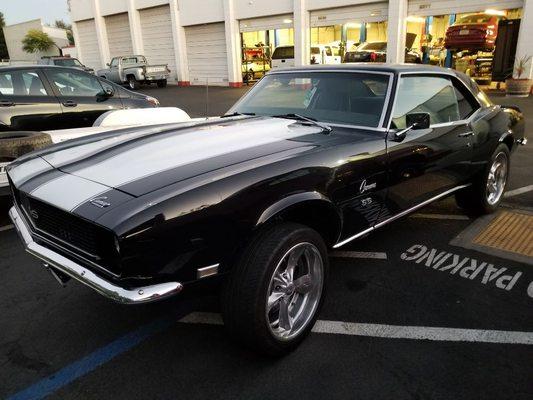 1968 CAMARO SS. Rebuilt 396 engine with holley fuel injection.