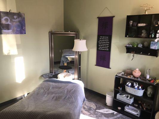 The massage room