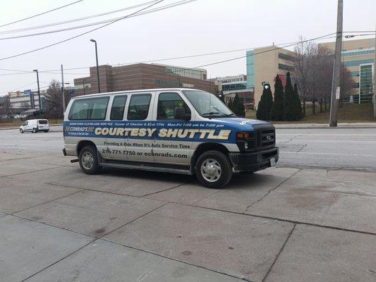 Conrad's Courtesy Shuttle Van