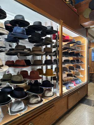 Hats in the shop