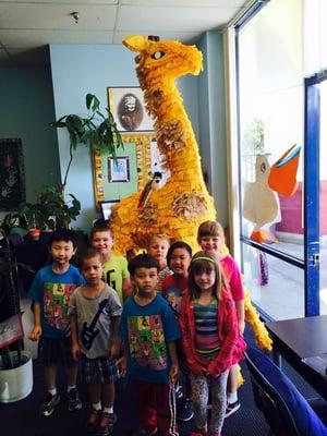 Paper Mache' Giraffe Project!