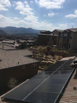 We don't just talk the talk, we walk the walk!  Jeff who is an owner of Solar Side Up installed nearly 25 KW of solar on his ...