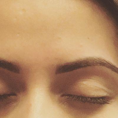 Brow shaping!