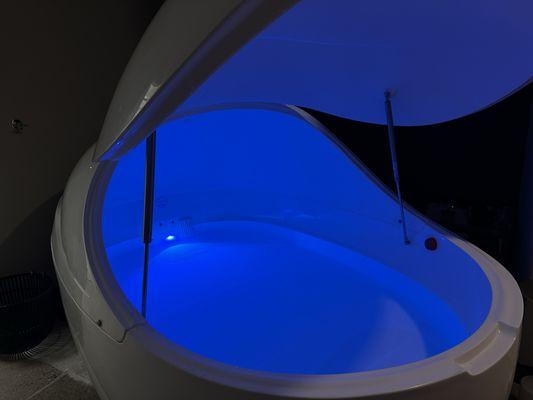 Float therapy tank.  Fell asleep in there. So relaxing.