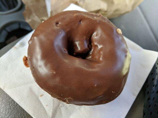 Chocolate donut.