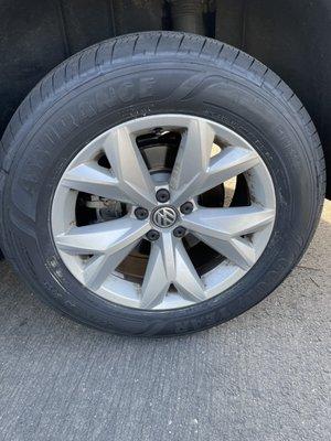 New tires that look used