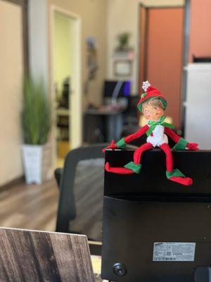 The holiday office elf reminds everyone to start preparing their end of year documents. We are working on the 2024 calendar now!