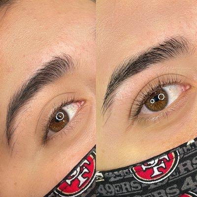 Brow wax + Lash Lift By Christina