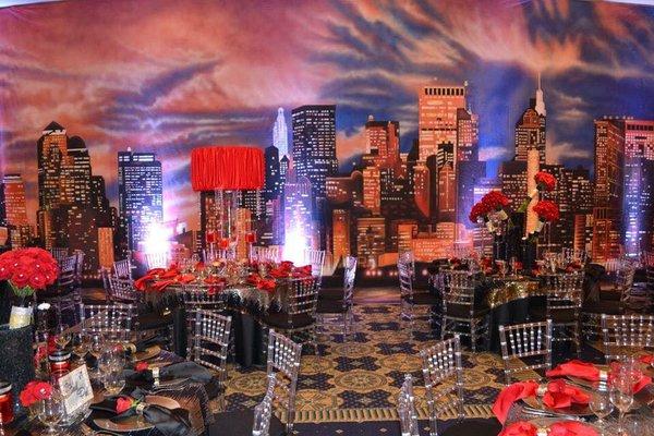 Event Decor by Party Perfect  for Madison's NY Themed Bat Mitzvah!