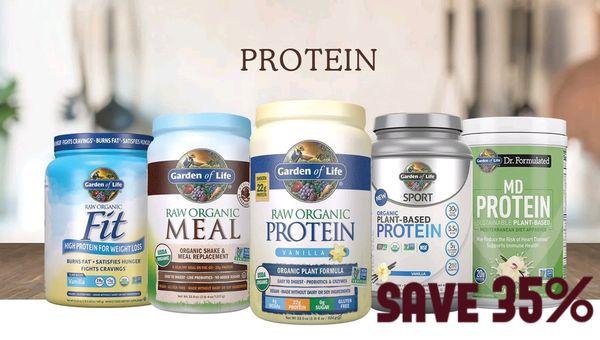 Save 35% on Garden of Life's proteins @ William's Natural Foods. These and many more in-store savings and everyday discounts.