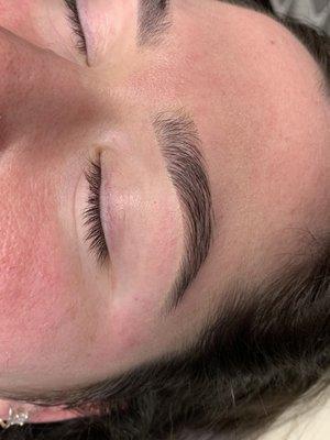 Brow Design with Henna