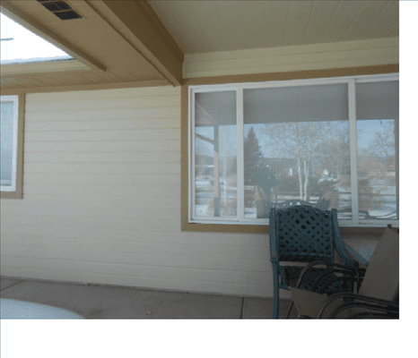 After the mold remediation had been completed on the porch of this Telluride home, our SERVPRO team members focused on the re...