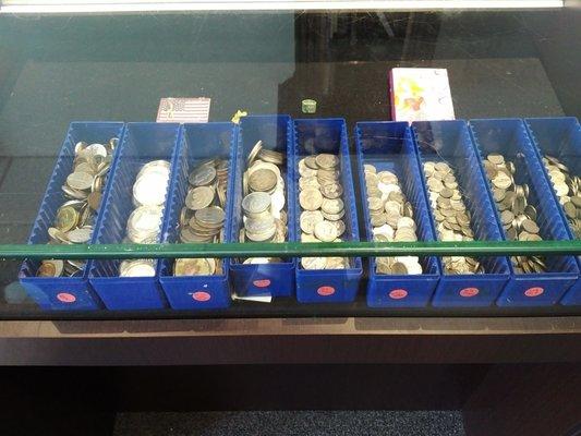 Coins in bulk