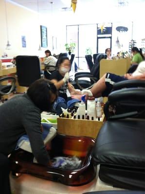 Come get a pedicure!