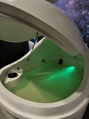 The Space capsule float tank