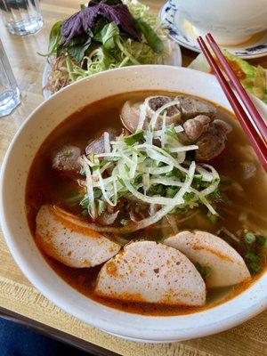 Bun Bo Hue, $18. Not spicy and very salty.