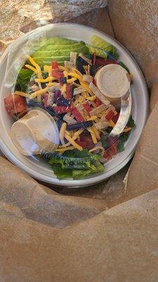 Baja Fiesta Salad without Chicken.