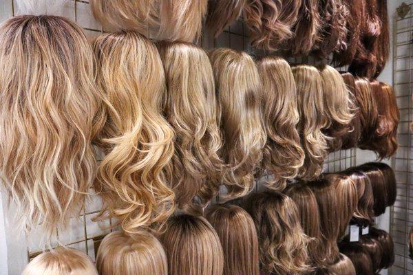 #wigs  
Celebrationsalon has a large variety of European human hair wigs ! No synthetics here.