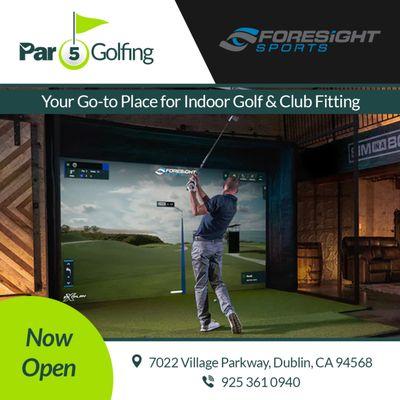 Par 5 Golfing indoor golfing is great for fun and swing improvements. Try and book our indoor golf simulator for only $35 an hour.