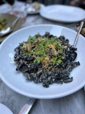 Squid ink pasta