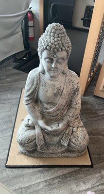 Buddha goddess. Made out of concrete.