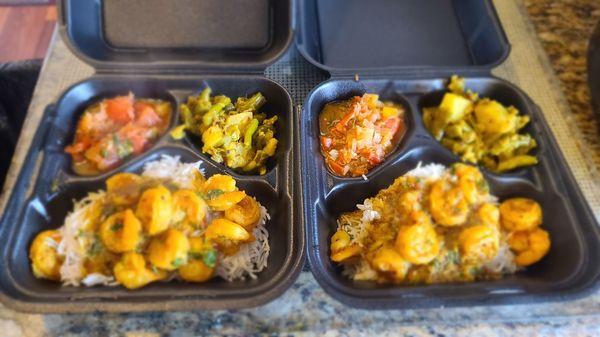 Curry Shrimp Plate