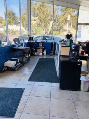 The Front Lobby of AAMCO Transmission Total Car Care Center.