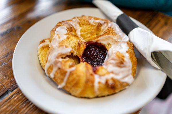 Raspberry Danish ($4)