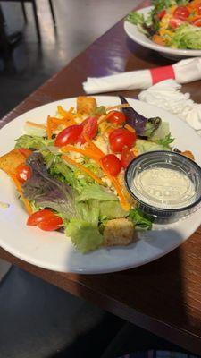 Side salad w/ranch