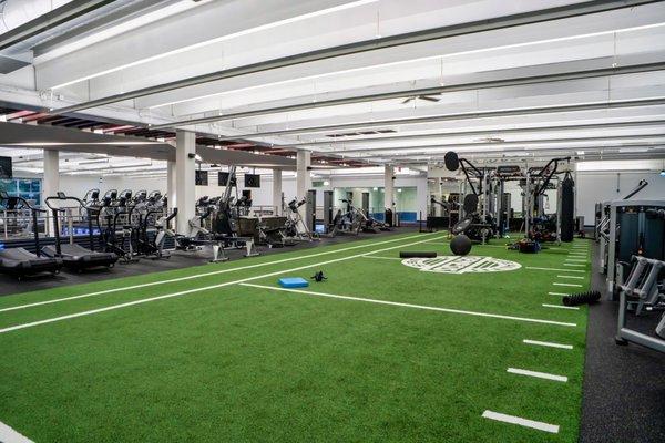 We have a large turf area for functional training