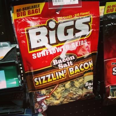 Whaaaat? #Bacon #SunflowerSeeds #ftw