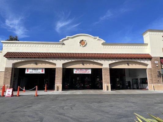 America's Tires exterior--new location in Goleta