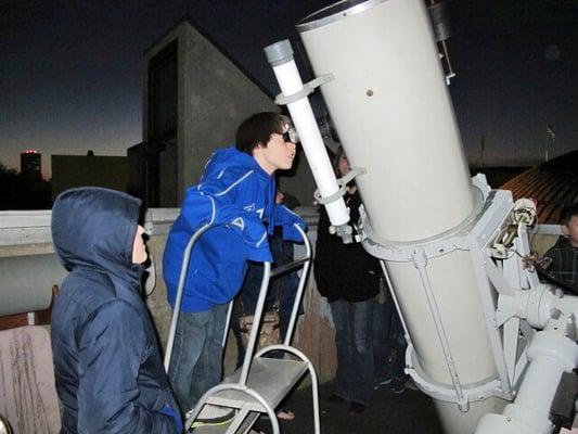 Strasenburgh Planetarium Telescope weekly free public observing: the Moon, Saturn, Venus, Jupiter and more possibilities!