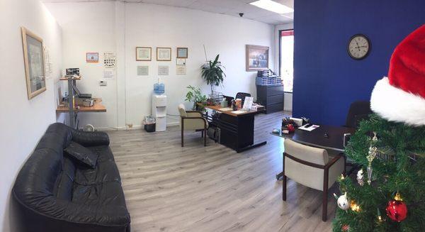 Newly renovated office.