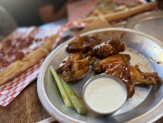 Bourbon wings