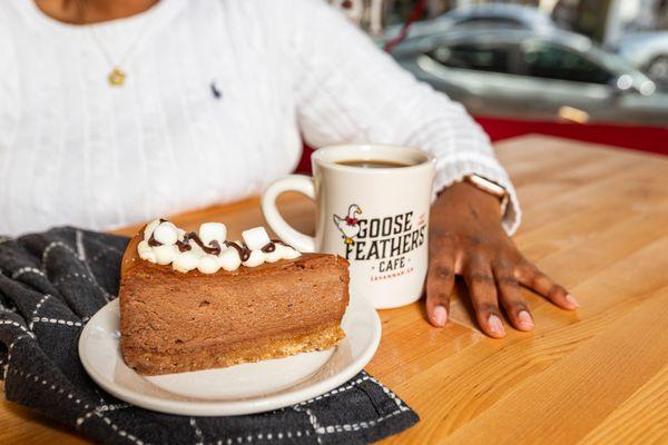 Pies! Chocolate Cheese Cake? Yes please!