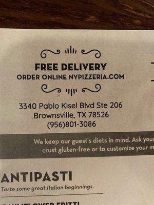 Free delivery? Yes please!! Specially if you are in a hotel, tired and just wants to have dinner