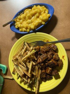 Brandon's BBQ Brisket Platter, Fries, Mac & Cheese