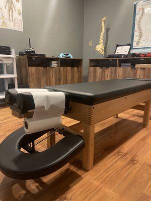 Treatment room at Moraga Chiropractic.