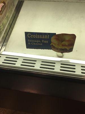 They do have breakfast crossiant