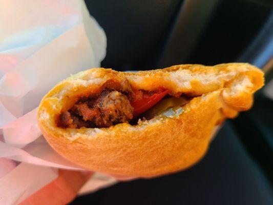 Beef empanada, good