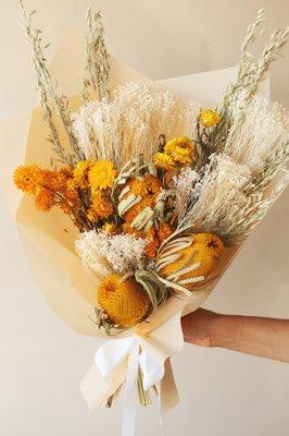 Our Sunshine dried flower bouquet, available to order online, local delivery & nationwide shipping!