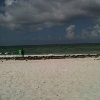 The beach is wonderful .and very clean and white sand.