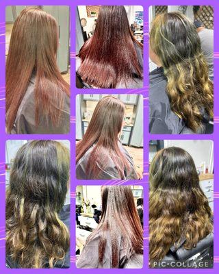 before and after color