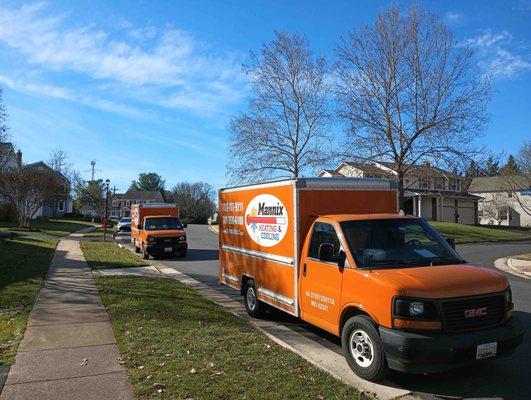 Mannix Heating & Cooling at a home in Fairfax, VA.