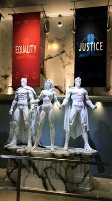 Go ahead. Be mesmerized by the rock-hard pecs and abs of our DC superheroes--they contract for equality and justice!