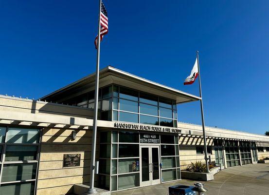 Main Entrance to the Police and Fire Facility