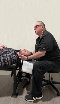 Jon's been getting adjusted by Dr. Salse for over 30 years!