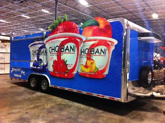 World brand CHOBANI chose Kranken Signs Vehicle Wraps in Atlanta GA for their installation expertise.