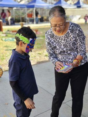 Outreach event at Lugo Elementary.